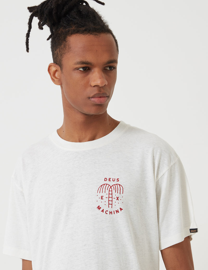 Deus Ex Machina Mirage T-shirt - Vintage White