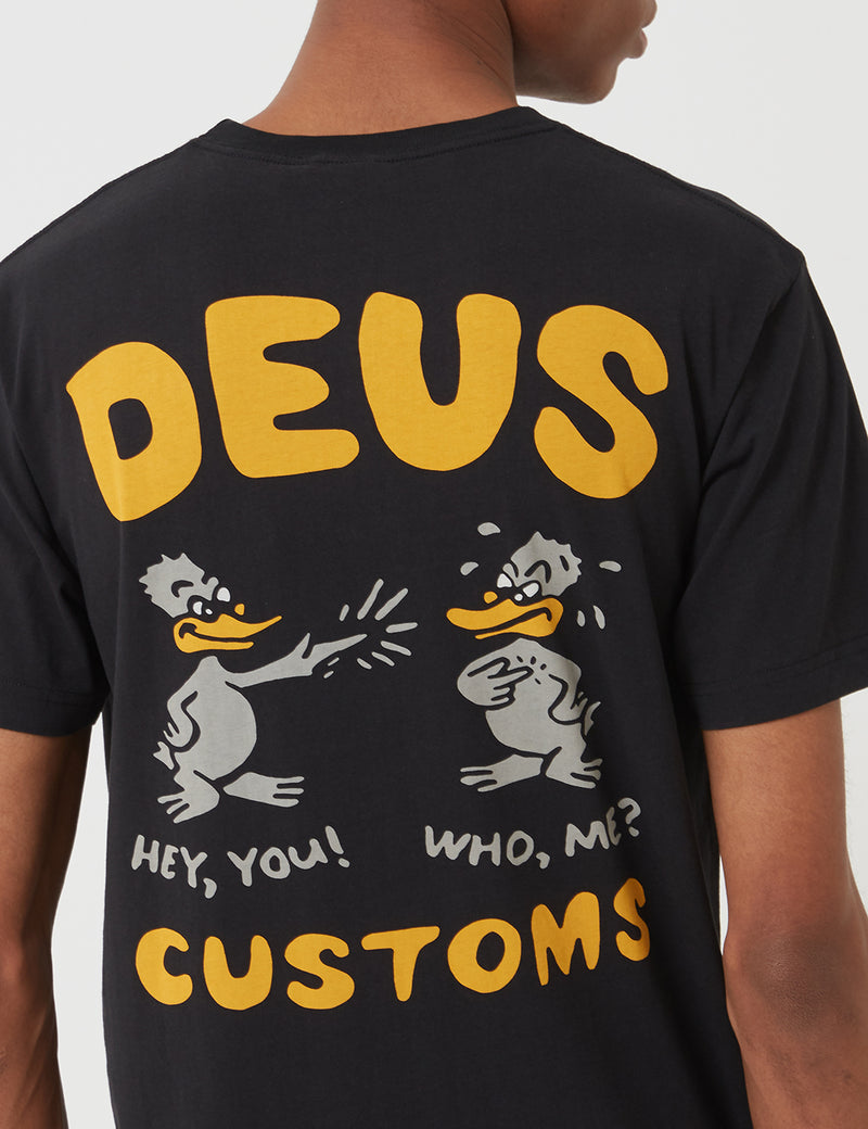 Deus Ex Machina Daft T-Shirt - Black