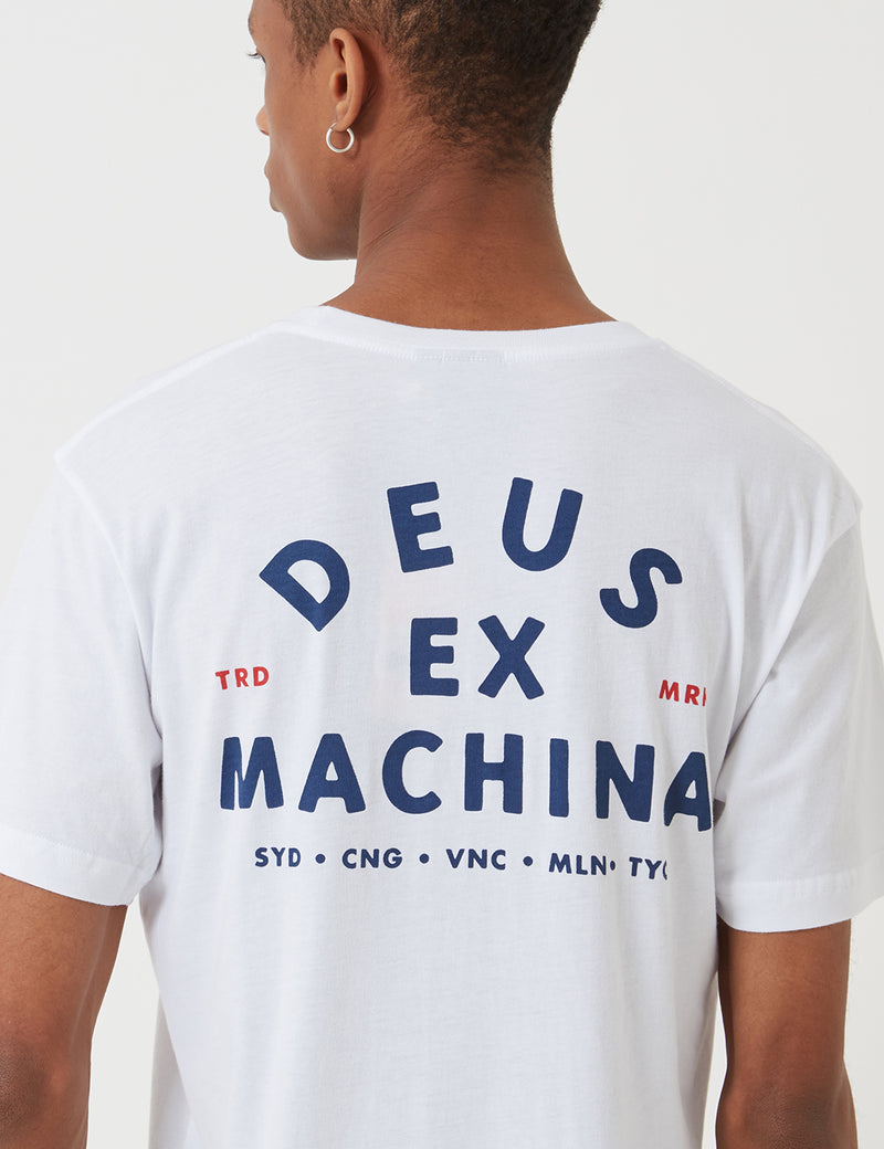 Deus Ex Machina Whirled T-shirt - White