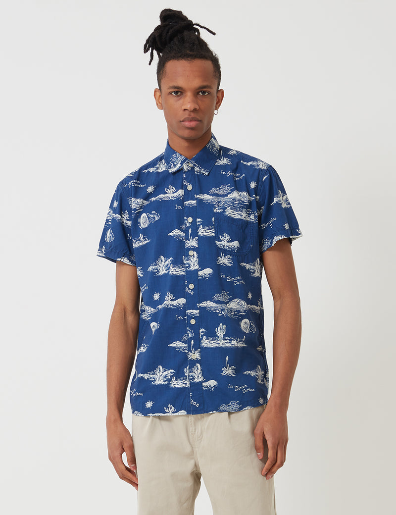 Deus Ex Machina Ralph Springs Shirt - Blue Springs