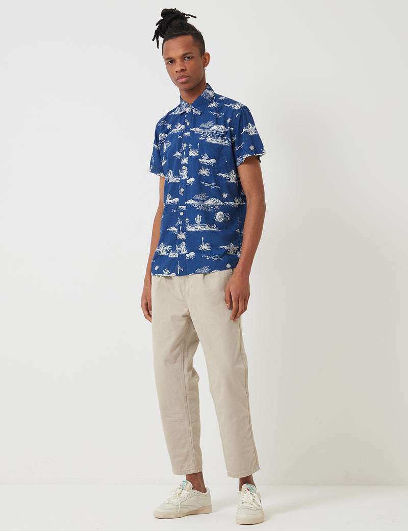 Deus Ex Machina Ralph Springs Shirt - Blue Springs