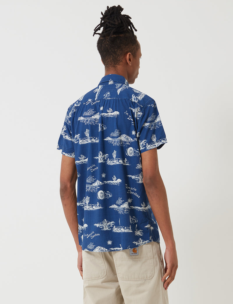 Deus Ex Machina Ralph Springs Shirt - Blue Springs