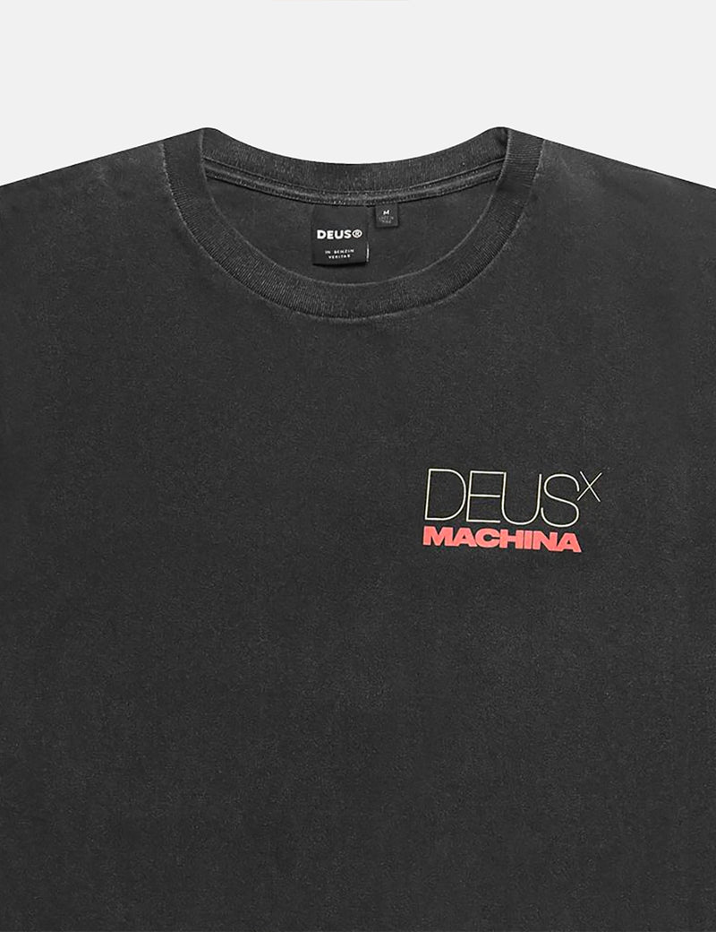 Deus Ex Machina 페이스트 티셔츠-블랙