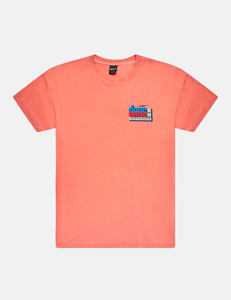 Deus Ex Machina Mondaze T-Shirt - Guava Pink
