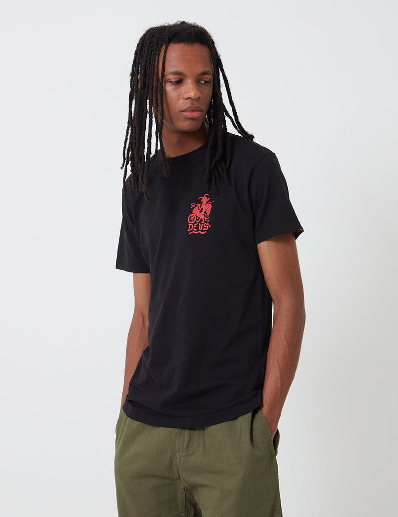 Deus Ex Machina Devil Tokyo T-Shirt - Black