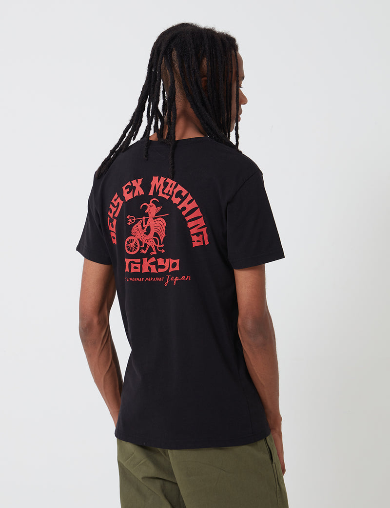 Deus Ex Machina Devil Tokyo T-Shirt - Black