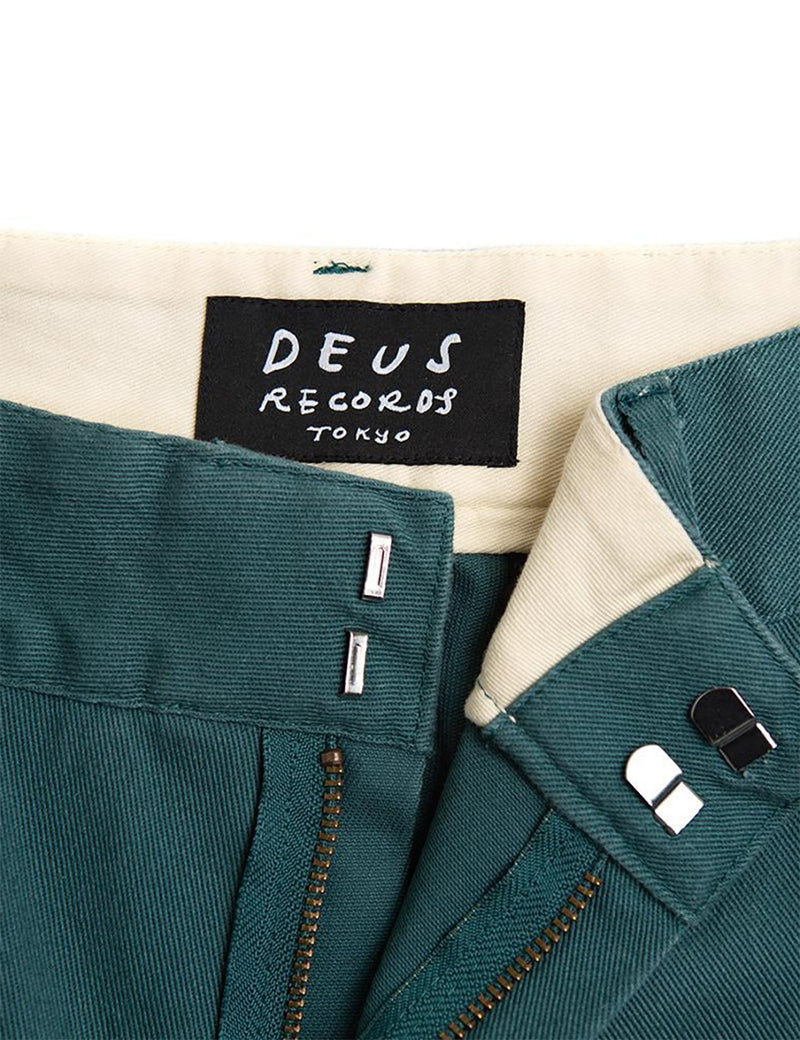 Pantalon Deus Ex Machina Taylor Record - Vert Sarcelle
