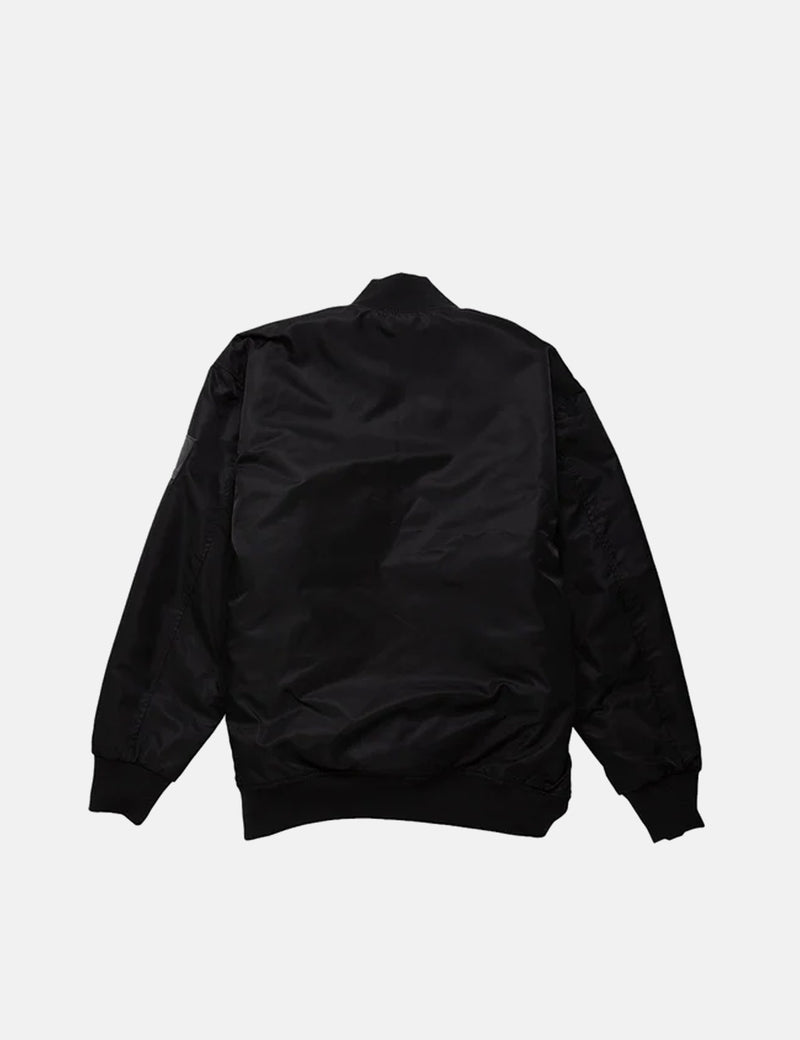 Deus Ex Machina Genrewars Bomber Jacket - Teal Black