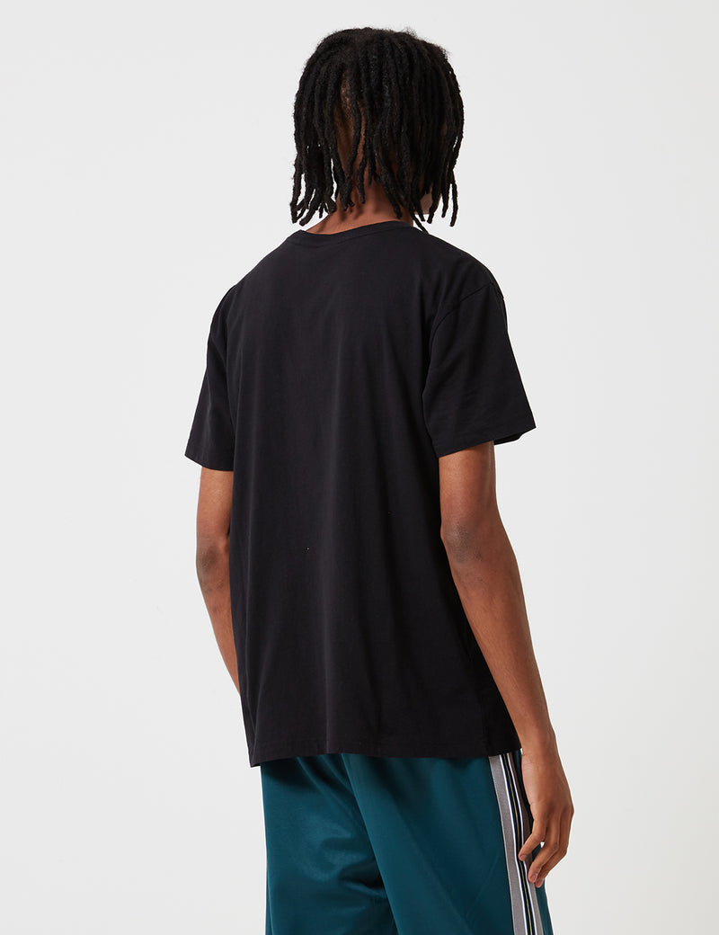 Deus ExMachinaシールドTシャツ-ブラック