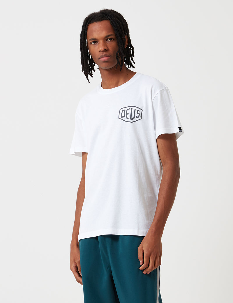 T-shirt Deus Ex Machina Address Tokyo - Blanc
