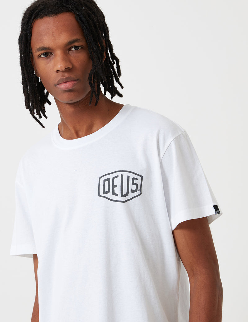 T-shirt Deus Ex Machina Address Tokyo - Blanc