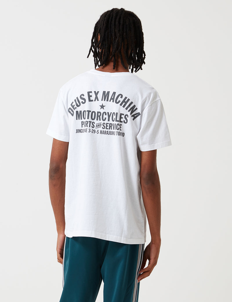 T-shirt Deus Ex Machina Address Tokyo - Blanc