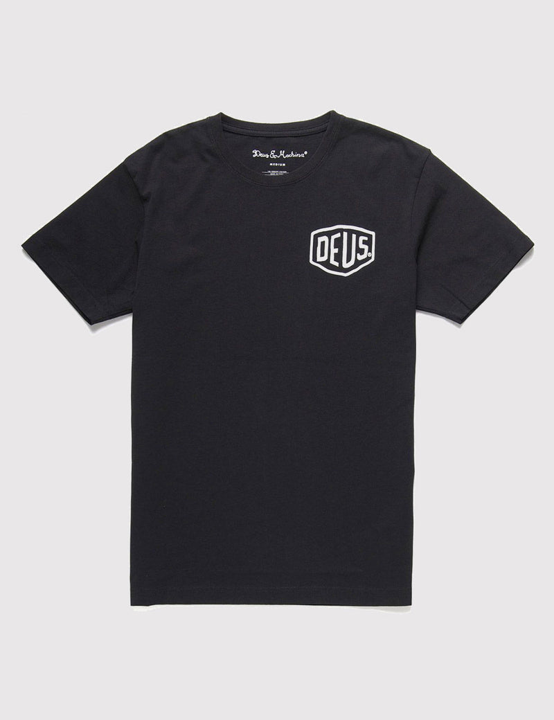 T-Shirt Deus Ex Machina Tokyo Adresse - Noir