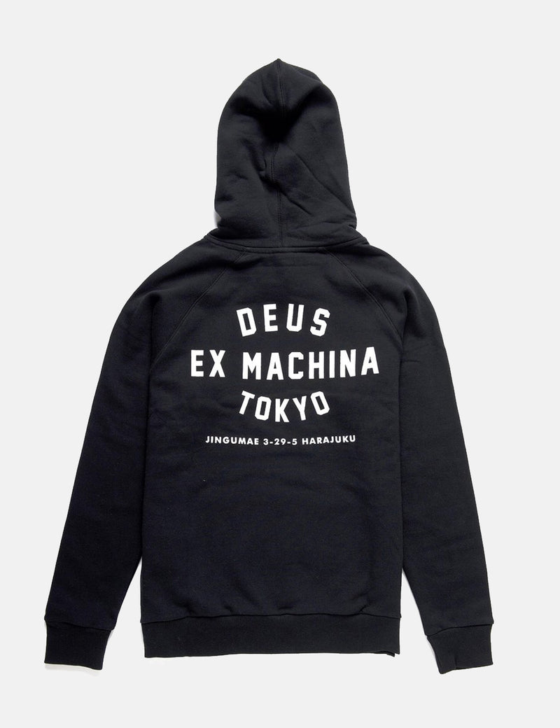 Deus Ex MachinaTokyoアドレスパーカー-ブラック