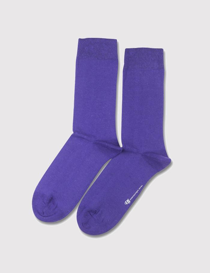 Democratique Solid Socks - Deep Purple - Article
