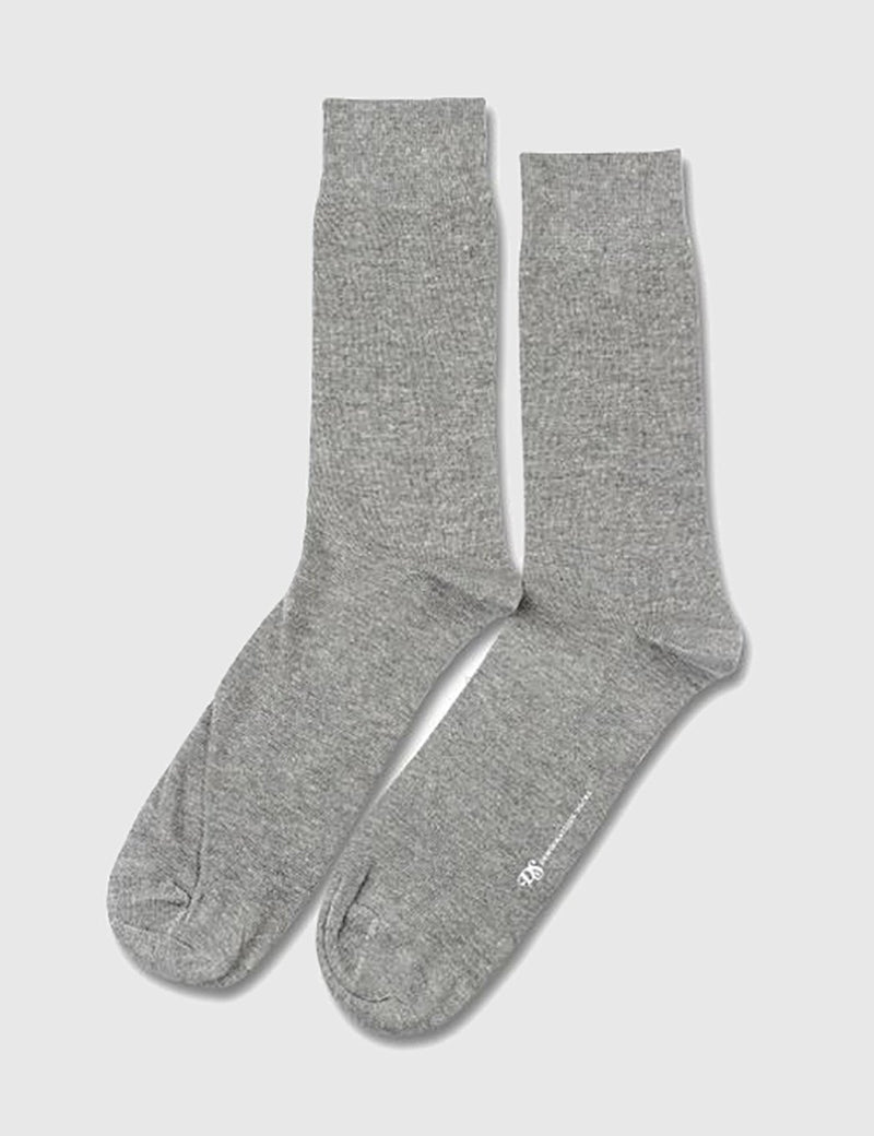 Democratique Solid Socks - Light Grey - Article