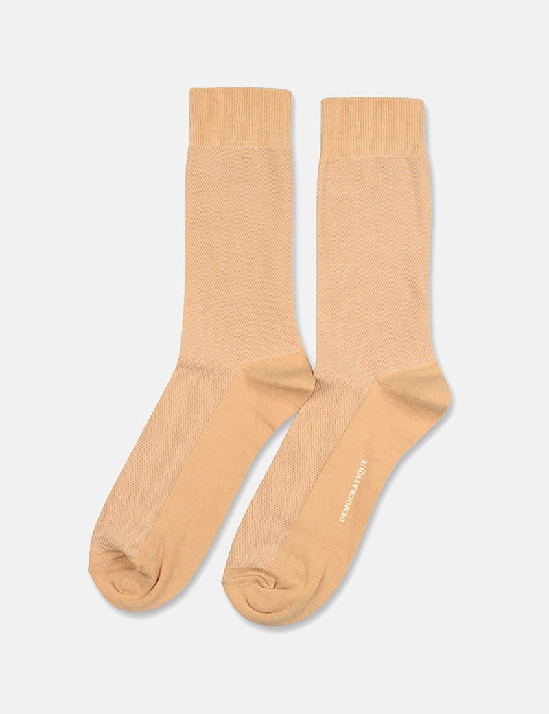 Democratique Originals Champagne Pique Socks - Casual Sand