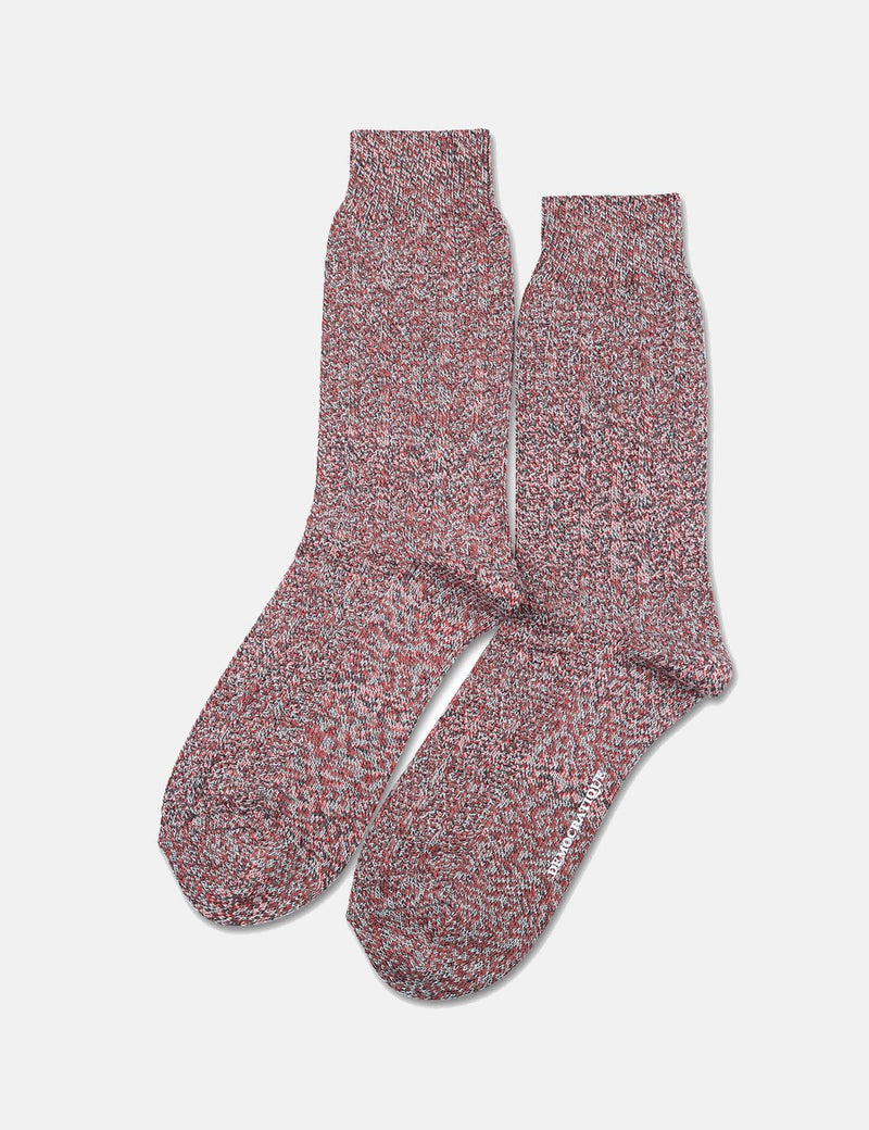 Democratique Relax Bubble Socks - Charcoal/Rust - Article