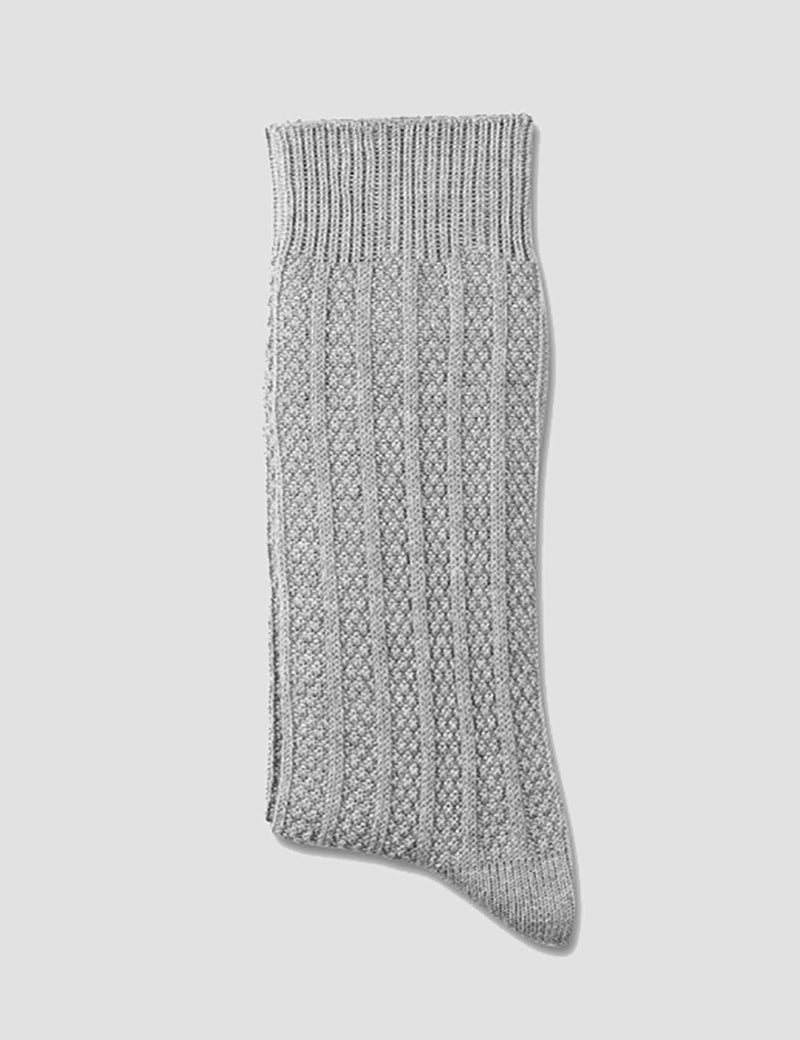Democratique Relax Bubble Socks - Light Grey Melange - Article