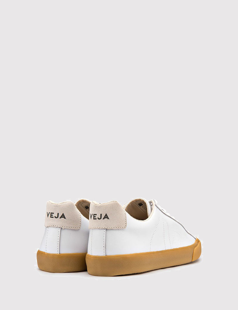 Baskets basses en cuir Veja Esplar - Blanc Extra/Naturel