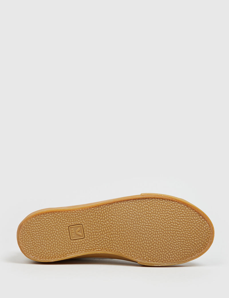 Baskets basses en cuir Veja Esplar - Blanc Extra/Naturel