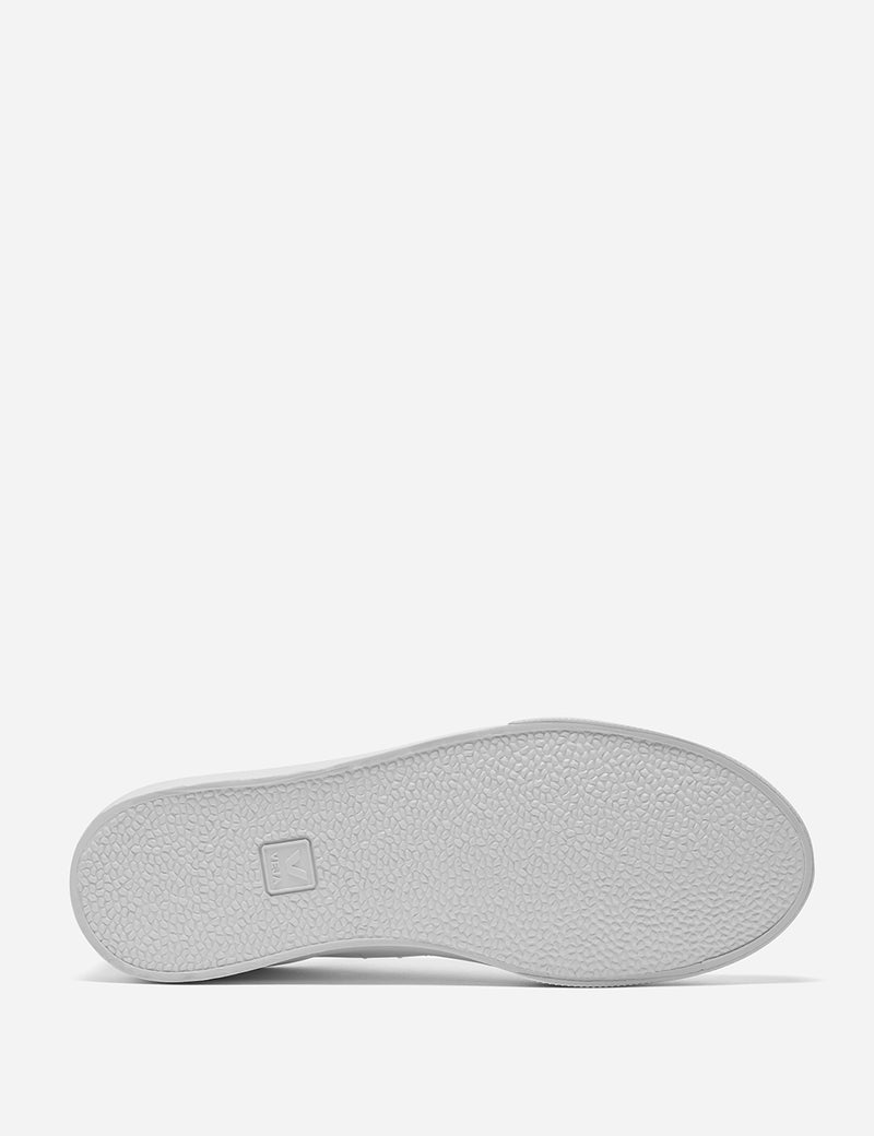 Baskets Veja Esplar (Cuir) - Extra Blanc/Blanc Puxador