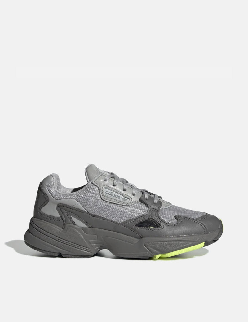 adidas Falcon Shoes (EE5115) - Grey Four/Grey Two/High-Res Yellow