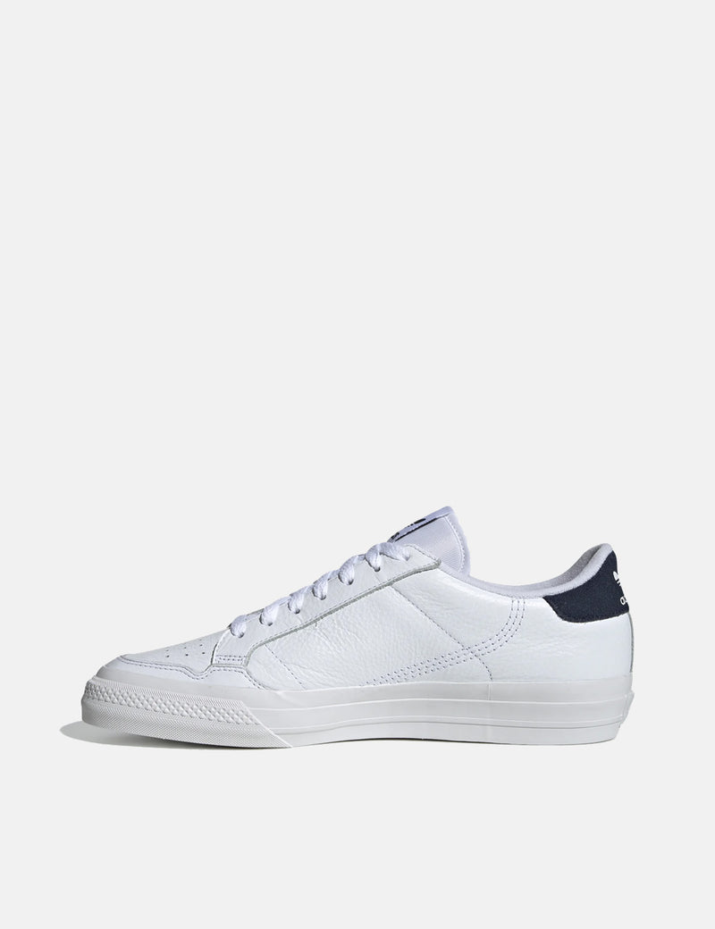 adidas Continental Vulc 신발 (EG4588)-화이트/화이트/네이비