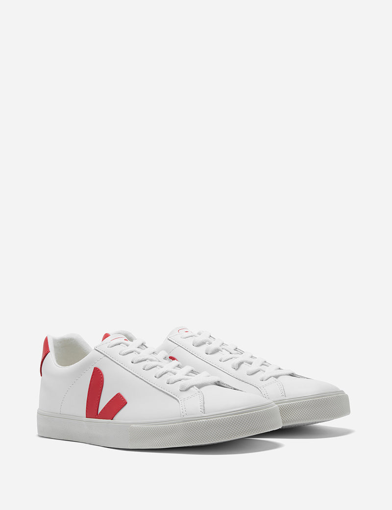 Esplar leather extra clearance white pekin