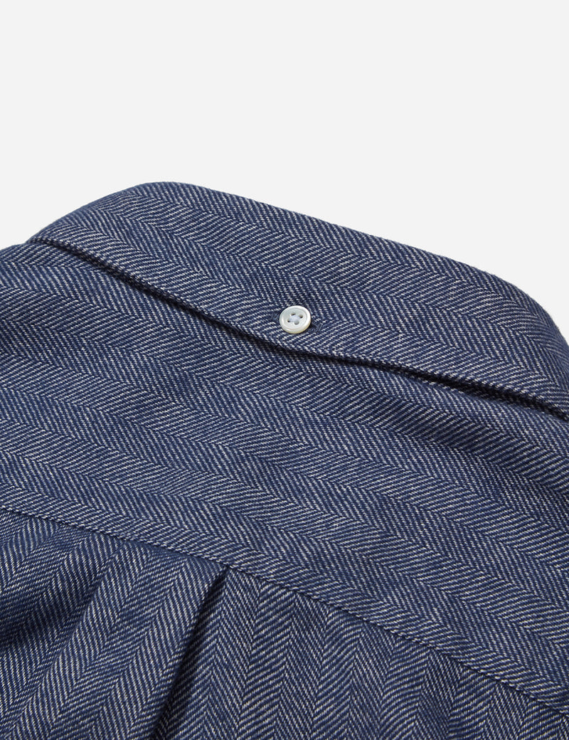 Chemise Espiga en flanelle portugaise - Bleu