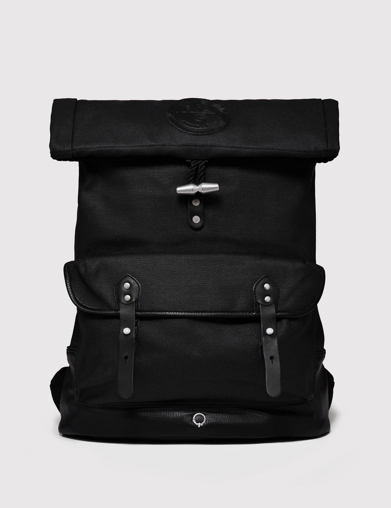 Stighlorgan Reilly Canvas Backpack - Black