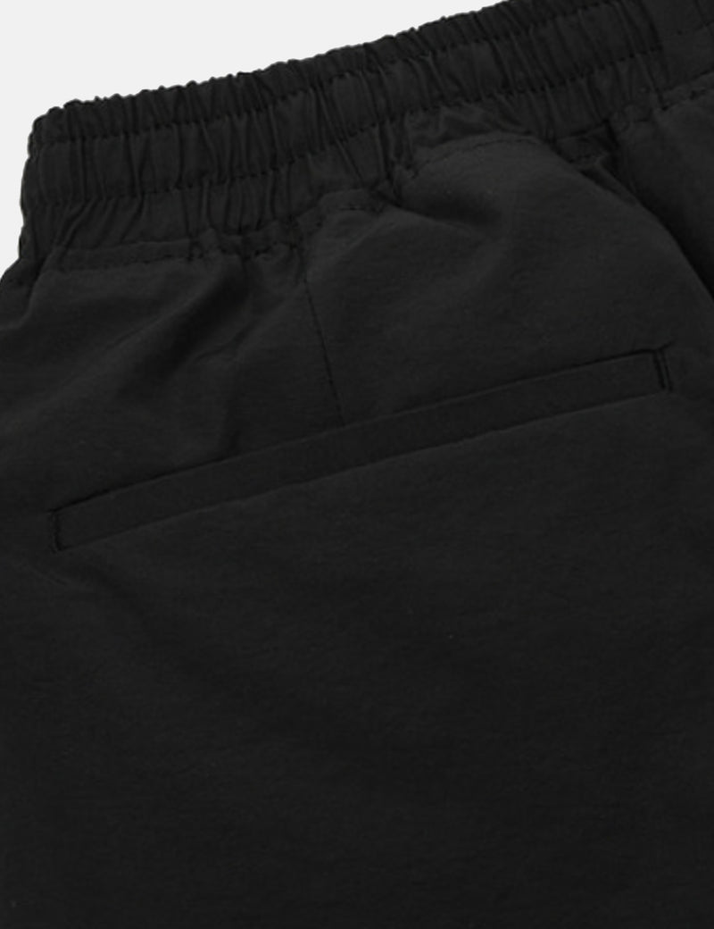 FrizmWORKS Nylon Relax Set-Up Two Tuck Pants - Black