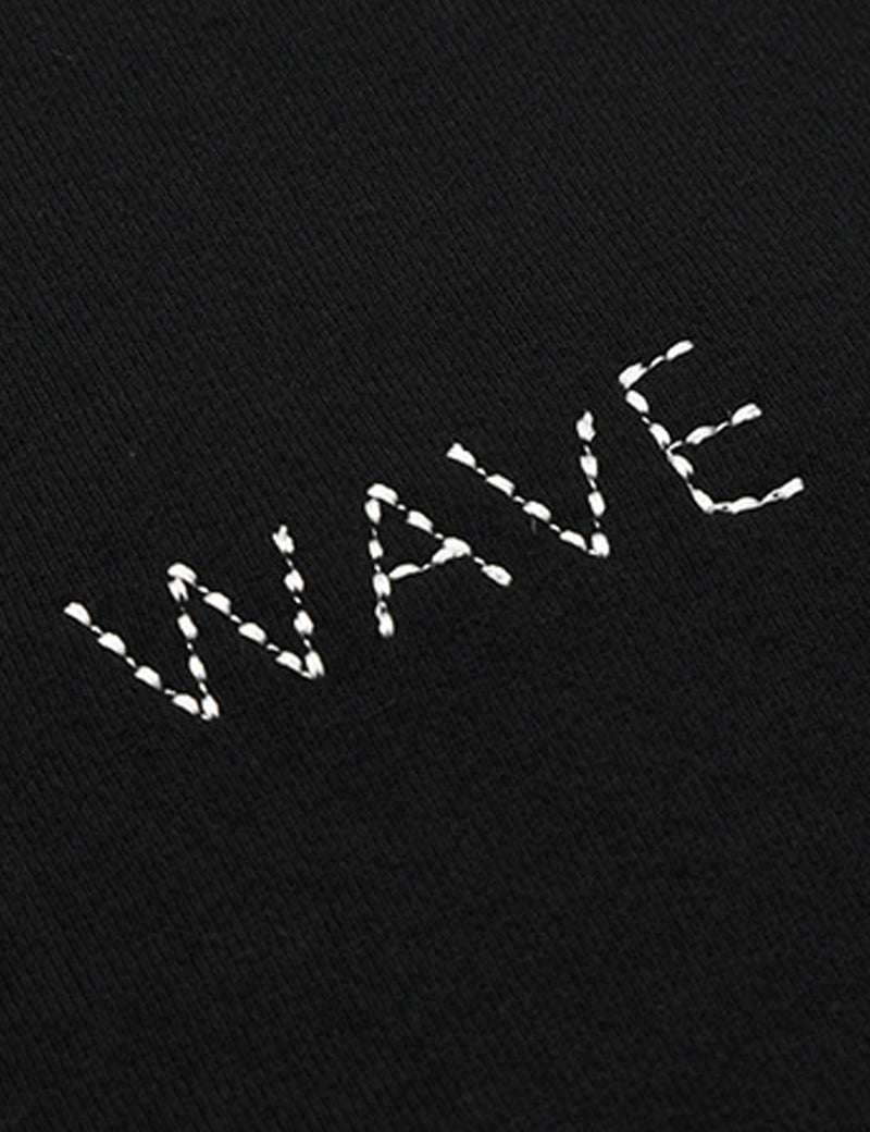 FrizmWORKS Wave Needlework Sweatshirt - Black