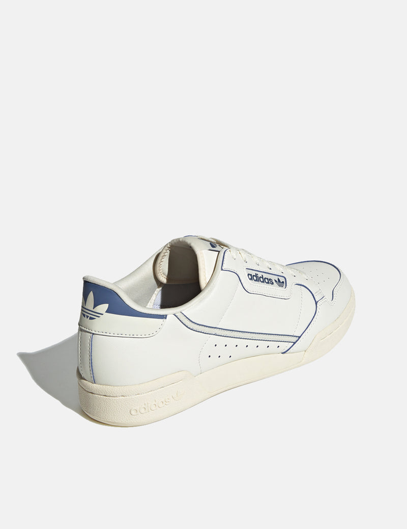 adidas Continental 80 (FX5089) - Blanc Crème/Blanc Crème/Bleu Crew