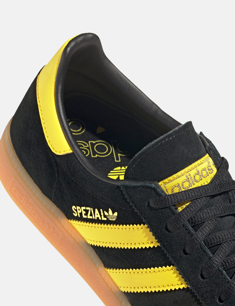 adidas 핸드볼 Spezial 신발 (FX5676) - 코어 블랙/옐로우/골드 메탈릭