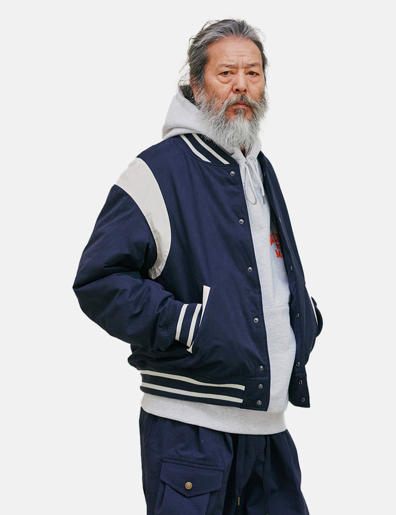 Frizmworks Mild Varsity Jacket - Navy Blue