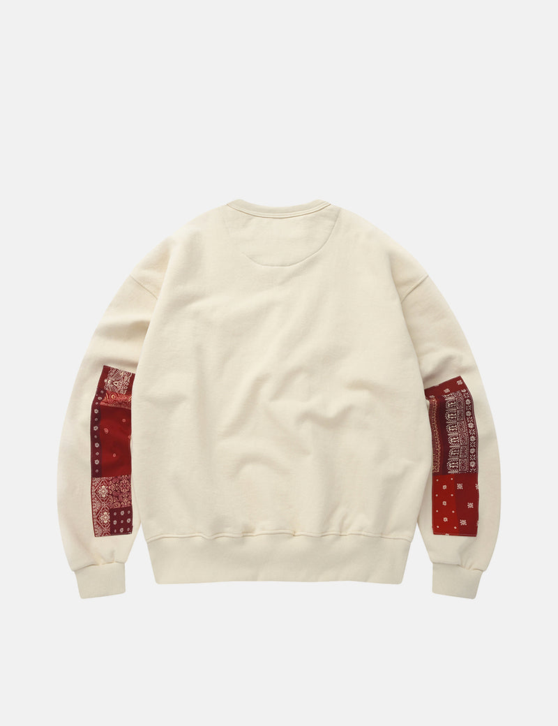 Frizmworks Bandana Block-Sweatshirt - Creme