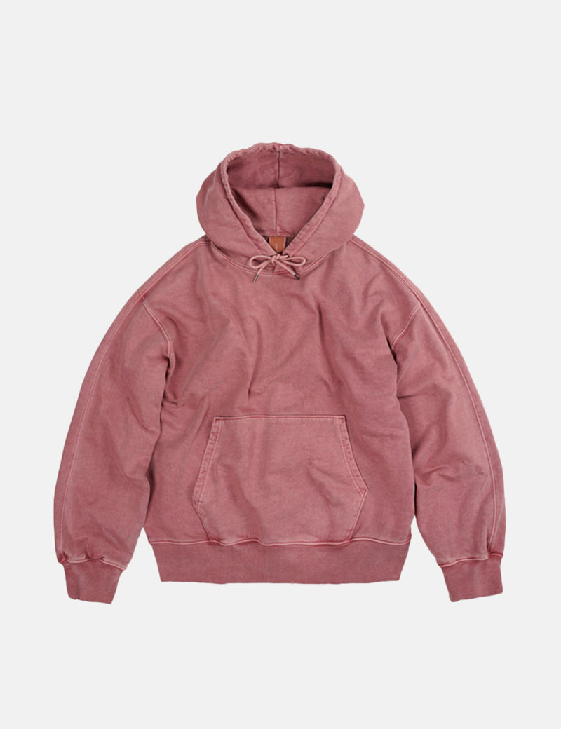 Frizmworks OG Pigment DyedHoodedSweatshirt-ピンク