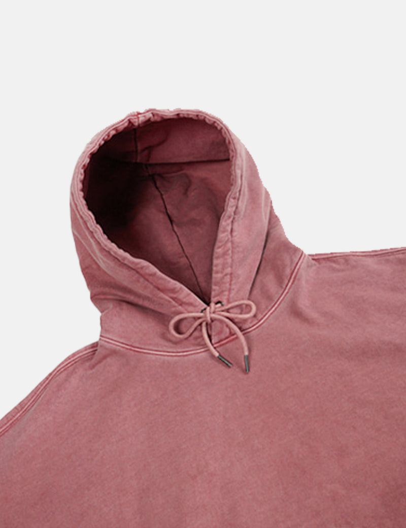 Frizmworks OG Pigment DyedHoodedSweatshirt-ピンク
