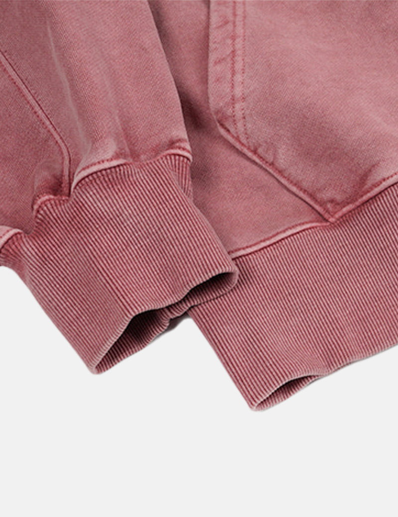 Frizmworks OG Pigment DyedHoodedSweatshirt-ピンク