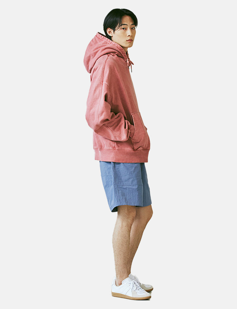 Frizmworks OG Pigment DyedHoodedSweatshirt-ピンク