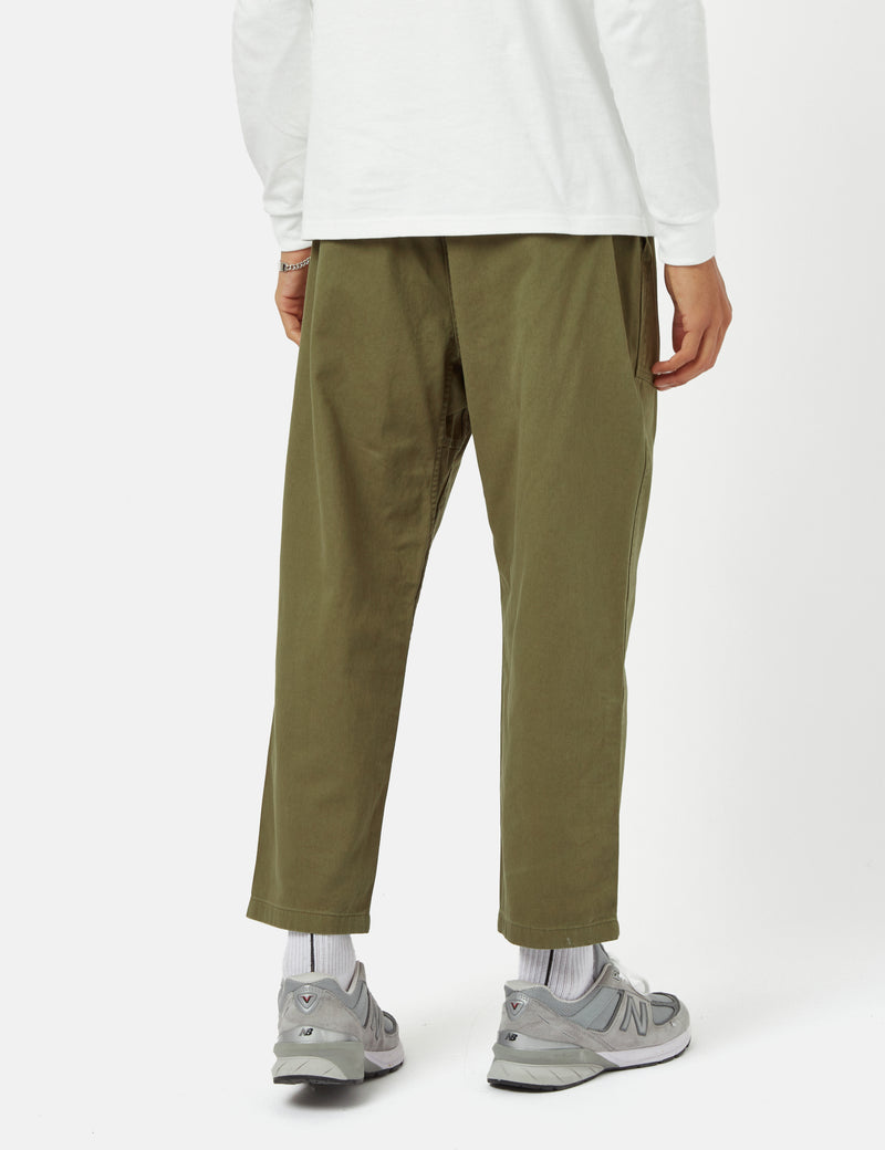 Gramicci Loose Tapered Pant (Organic Twill) - Olive Green