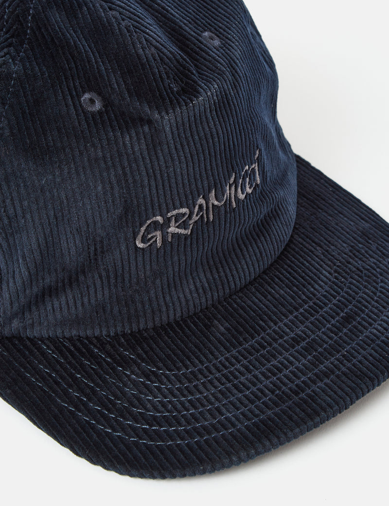 Gramicci Corduroy Cap - Dark Navy Blue