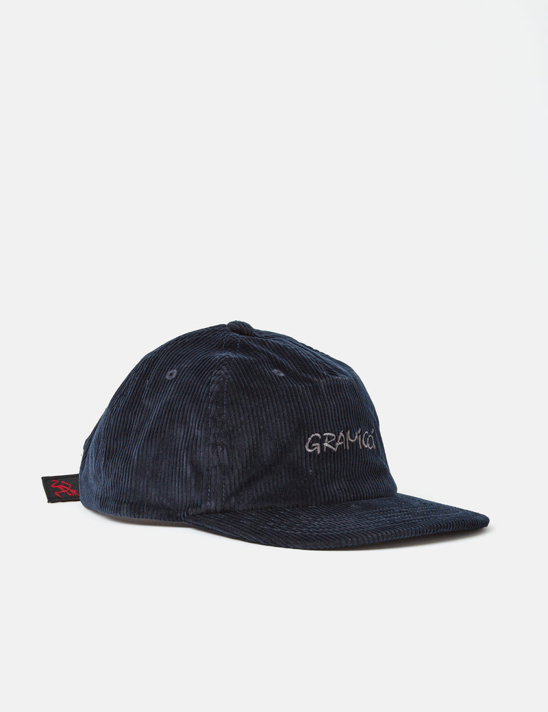 Gramicci Corduroy Cap - Dark Navy Blue