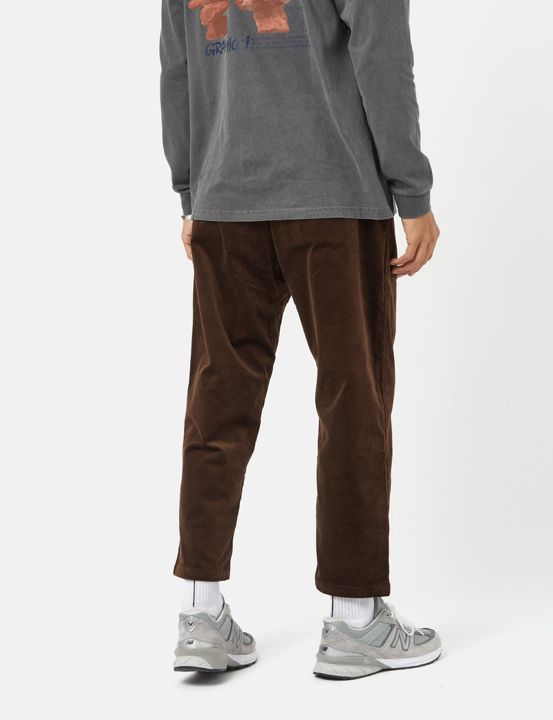 Gramicci Loose Tapered Pant (Corduroy) - Dark Brown