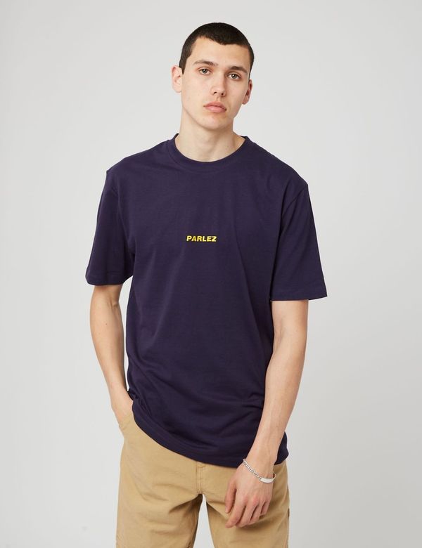Parlez Ladsun T-Shirt - Marineblau/Gelb
