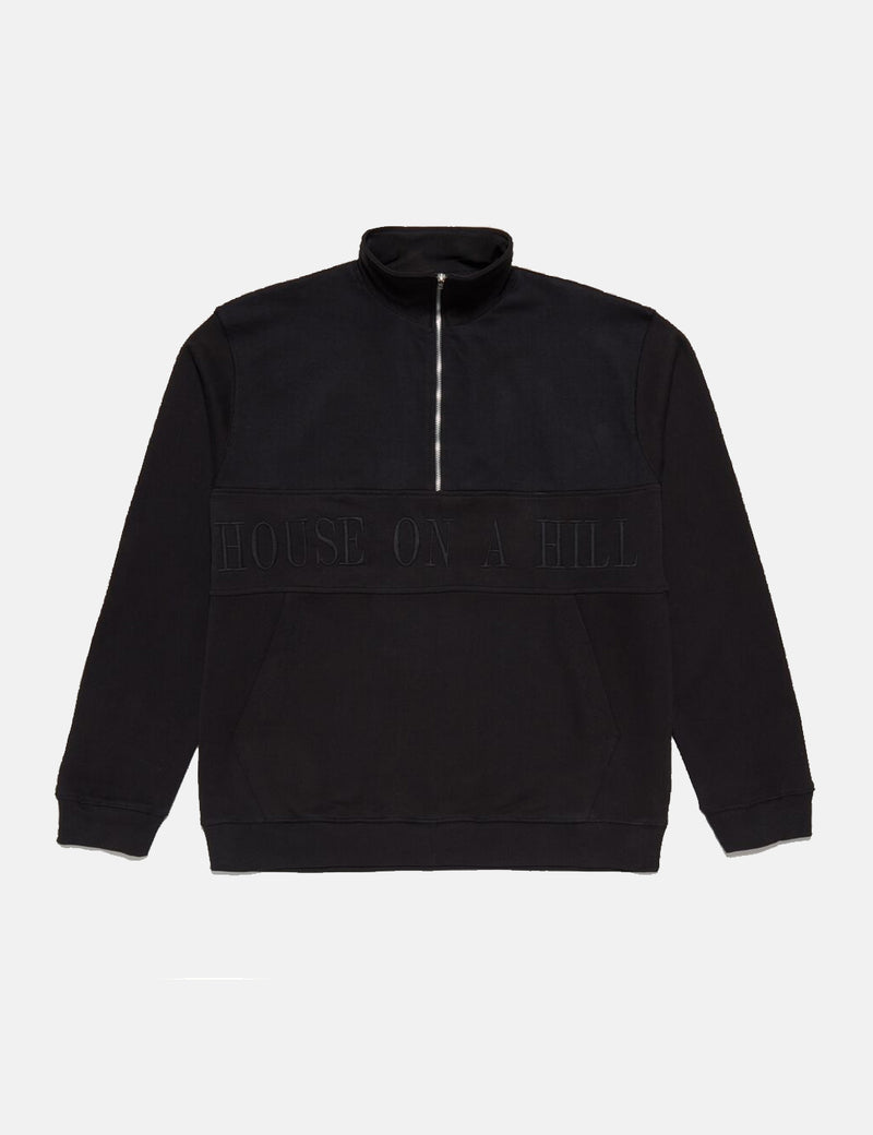 SCRT Hoah 1/4 Zip Sweatshirt - Black