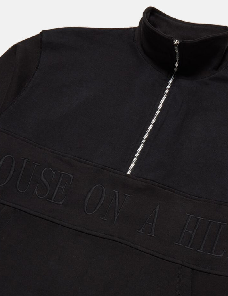 SCRT Hoah 1/4 Zip Sweatshirt - Black