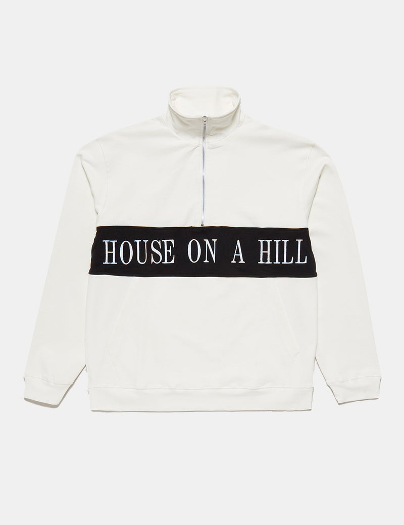 SCRT Hoah 1/4 Zip Sweatshirt - White