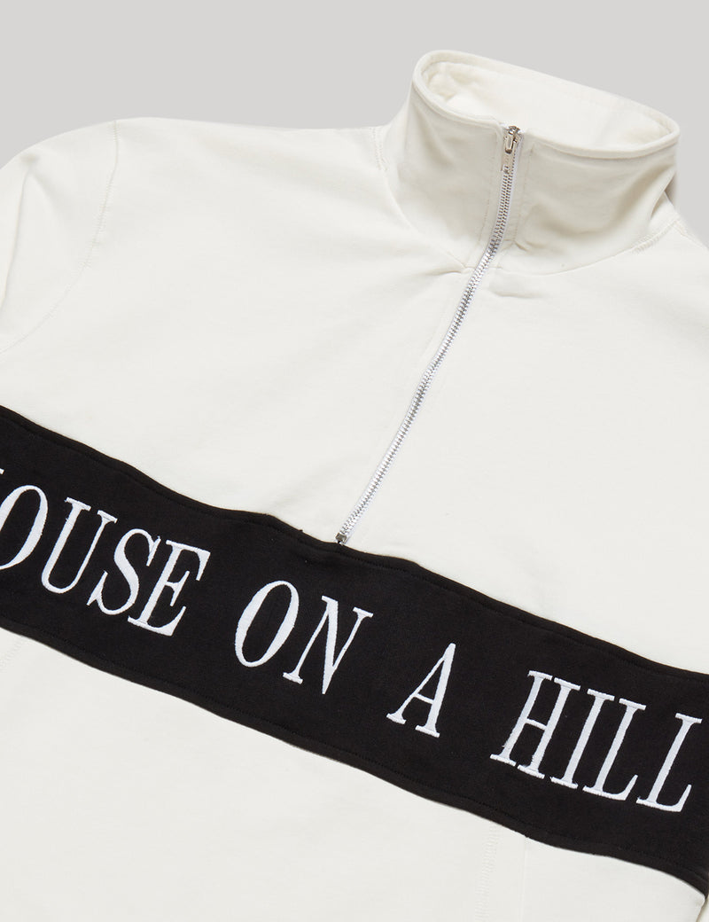 SCRT Hoah 1/4 Zip Sweatshirt - White